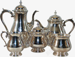 皇室银器茶壶素材