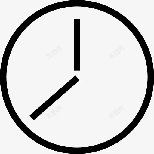 圆形时钟图标png_新图网 https://ixintu.com 工具 工具和器具 循环 抽象的图标集 挂钟 控制 时钟 时间 钟表