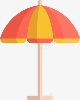 彩色遮阳伞世界旅游标图标图标