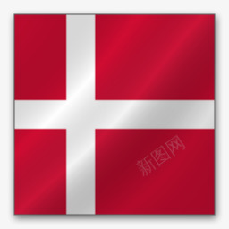 丹麦欧洲旗帜图标图标