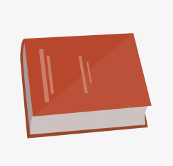 教育用书一本红色的厚厚的书本高清图片
