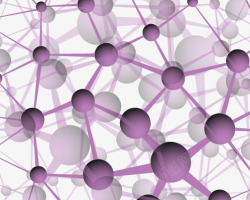抽象科技化学分子式结构底纹矢量图素材