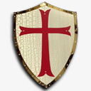 欧洲中世纪盾牌图标图标