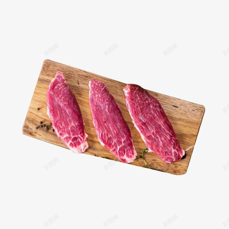 生猪肉png免抠素材_新图网 https://ixintu.com 产品实物 梅花肉 猪肉 生肉 食物