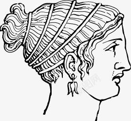 罗马人物头像矢量图图标eps_新图网 https://ixintu.com 古罗马 手绘 欧洲文化 罗马人物头像 矢量图