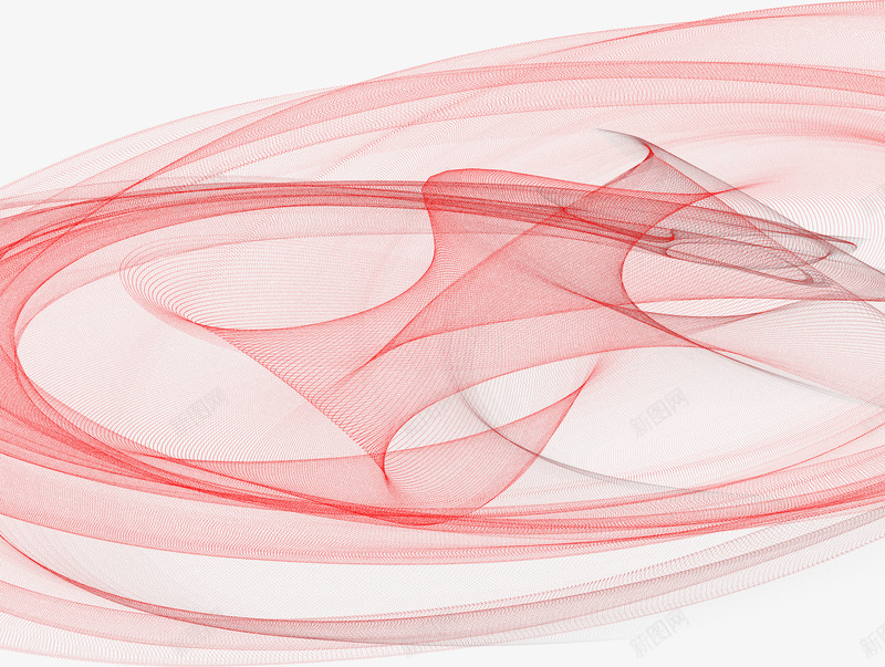粉色抽象线条png免抠素材_新图网 https://ixintu.com 冲击感 抽象 概念 现代化 线条