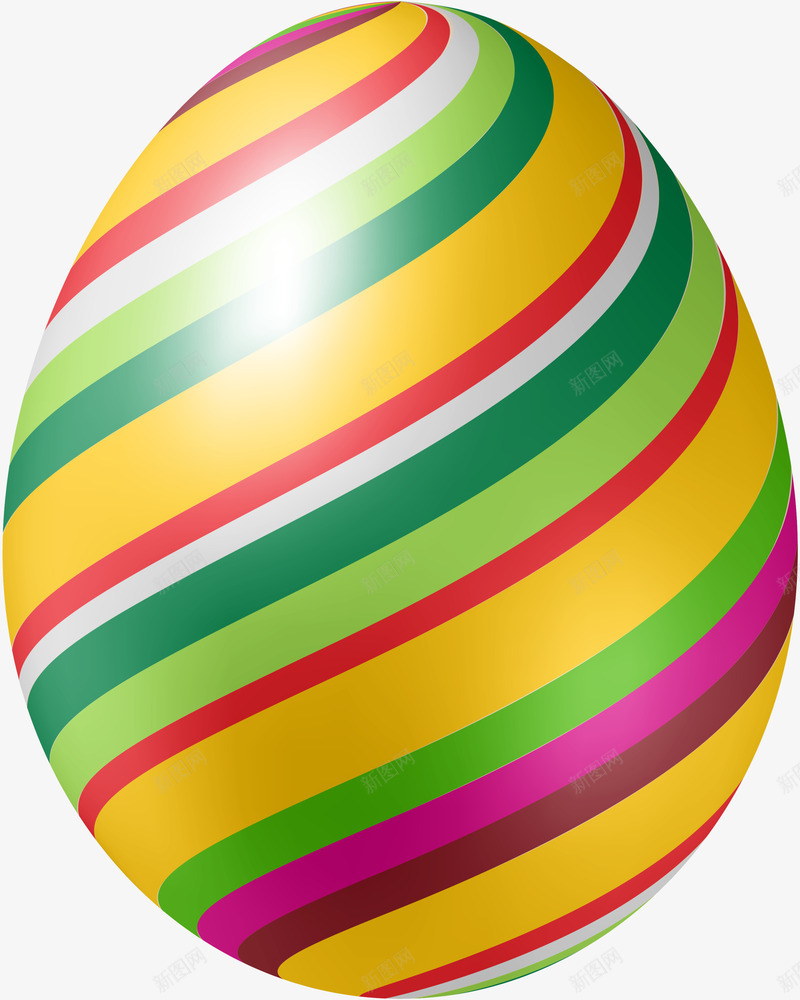 彩色线条彩蛋png免抠素材_新图网 https://ixintu.com 免抠PNG 图案 彩色 彩蛋 画彩蛋 线条 装饰图案 鸡蛋