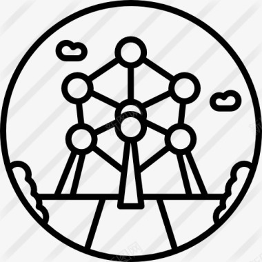 Atomium图标图标