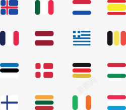 丹麦国旗欧洲素材