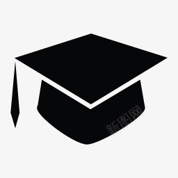 度文凭教育研究生毕业帽高等教育图标图标