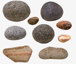 各种不同的鹅暖石素材