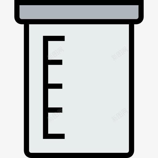 容量瓶图标png_新图网 https://ixintu.com 实验室 实验室插画 容量瓶 教育 科学 试管