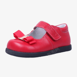 欧洲宝贝幼小童红色四季款皮鞋素材