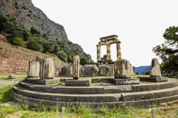 德尔菲阿典娜女神庙建筑素材