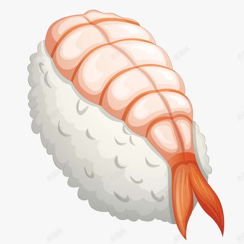 三文鱼寿司png免抠素材_新图网 https://ixintu.com 和服 日本 海报 海鲜 矢量寿司 米饭 醋 鱼肉