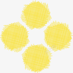 抽象黄色涂鸦背景矢量图素材