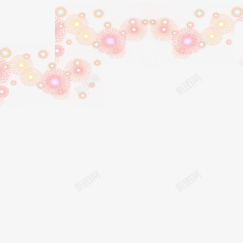 浅色小烟花png免抠素材_新图网 https://ixintu.com 浅色 炫光 烟花 粉红色 节日