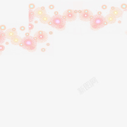 浅色小烟花素材