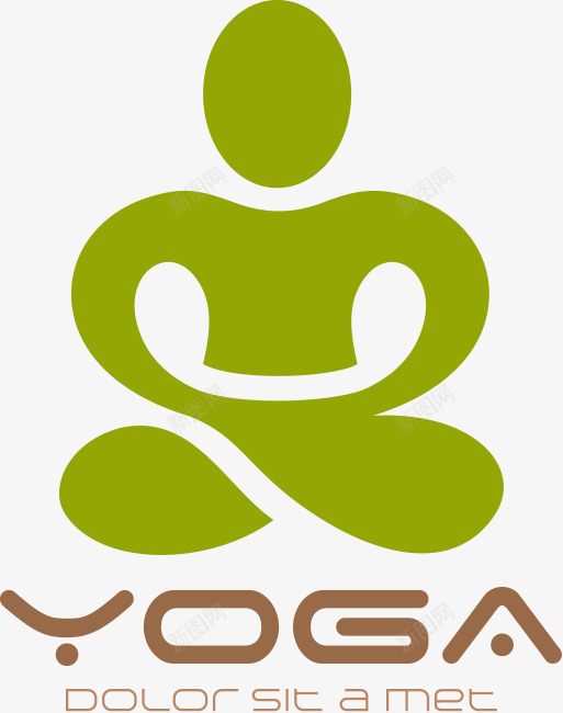 瑜伽俱乐部logo矢量图图标ai_新图网 https://ixintu.com 教育 瑜伽俱乐部logo 瑜伽培训 矢量图