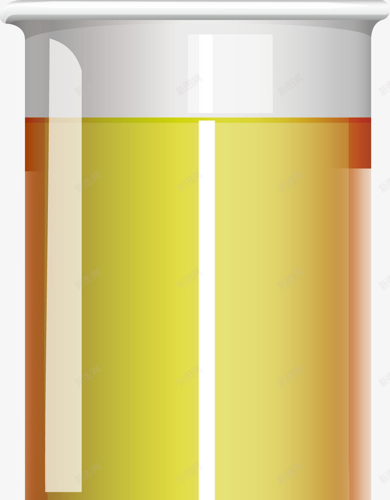 化学实验烧杯矢量图ai免抠素材_新图网 https://ixintu.com 化学实验 实验器材 抽象 烧杯 玻璃杯 黄色液体 矢量图