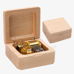 木质音乐盒素材