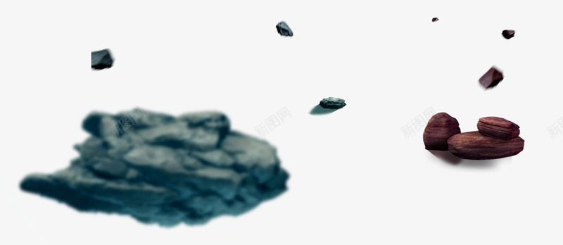 漂浮岩石psd免抠素材_新图网 https://ixintu.com 复古 漂浮 石头透明PNG素材 装饰图案