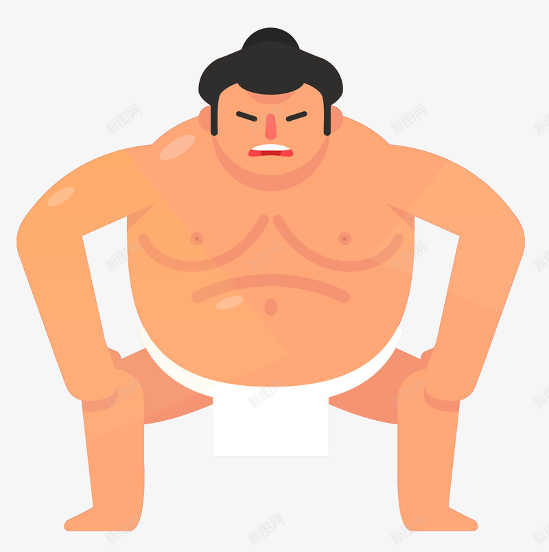 重量级日本相扑选手png免抠素材_新图网 https://ixintu.com 日本 特色运动 相扑 相扑选手 胖子 重量级