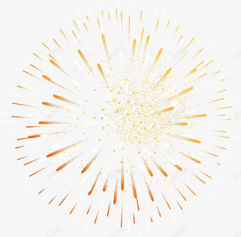 春节黄色绽放的烟花png免抠素材_新图网 https://ixintu.com 新春 春节烟花 烟花爆竹 燃放烟花 绽放的烟花 黄色烟花