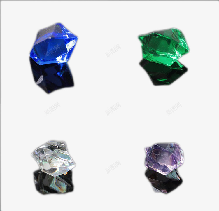 色彩水晶石png免抠素材_新图网 https://ixintu.com 七彩 彩色石头 水晶石 石头 装饰品