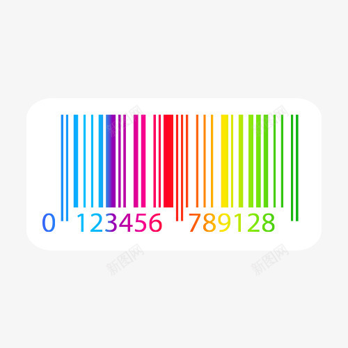 条形码AIpng免抠素材_新图网 https://ixintu.com AI 创意 彩色 条形码