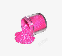 粉红色彩砂的实物素材