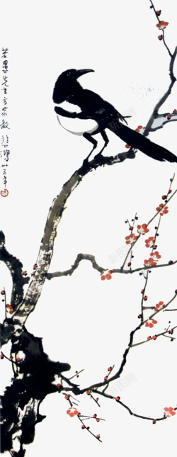 中国风喜鹊素材