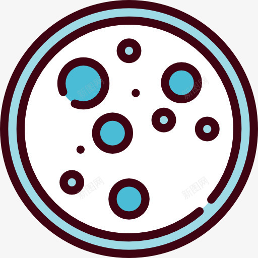 培养皿图标png_新图网 https://ixintu.com 培养皿 实验 实验室设备 教育 生物学 细胞培养皿