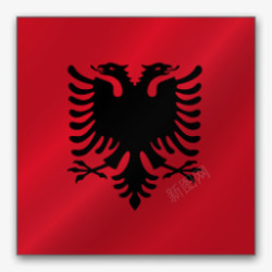 阿尔巴尼亚欧洲旗帜素材