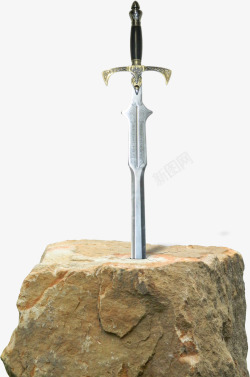 宝剑装饰石中的宝剑高清图片