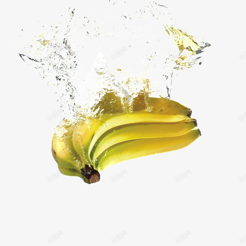 落水的香蕉png免抠素材_新图网 https://ixintu.com 卡通 大香蕉大 手绘 水果 水珠 香蕉