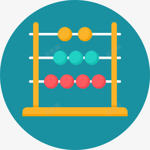算盘图标png_新图网 https://ixintu.com 业务 工具和用具 数学 数学教育 算盘 计算 计算器