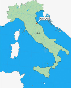 欧洲意大利地图素材