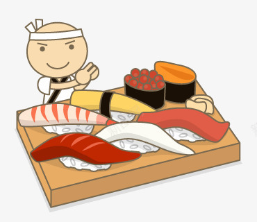 肉本料理png免抠素材_新图网 https://ixintu.com 冷食 寿司 日本料理 美食 食物 鱼片 鱼生