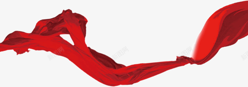 一条红色彩带png免抠素材_新图网 https://ixintu.com 一条 彩带 红色
