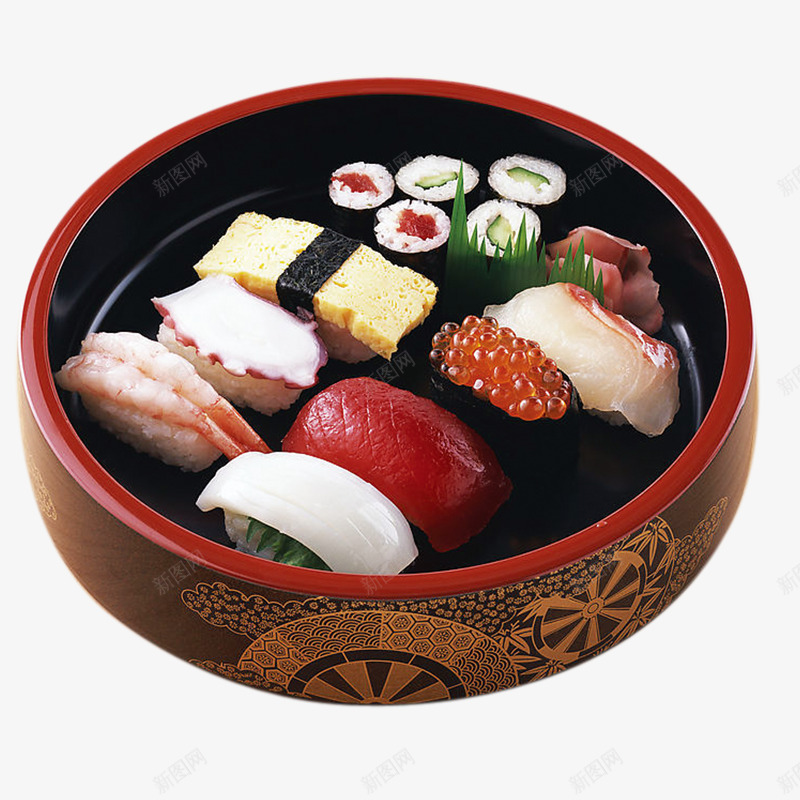日本菜品饭盒美食png免抠素材_新图网 https://ixintu.com 日本 日本菜 美食 菜品 饭盒