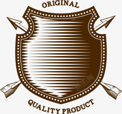 品质产品欧式盾牌标签高清图片