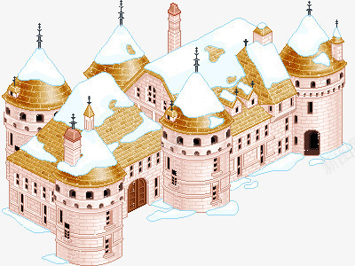 欧洲中世纪建筑png免抠素材_新图网 https://ixintu.com 地产 城堡 建筑 欧式