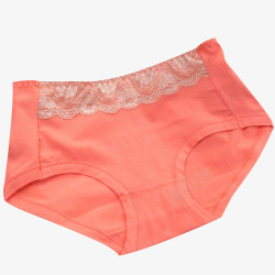 内裤蕾丝粉红色蕾丝棉质内裤高清图片