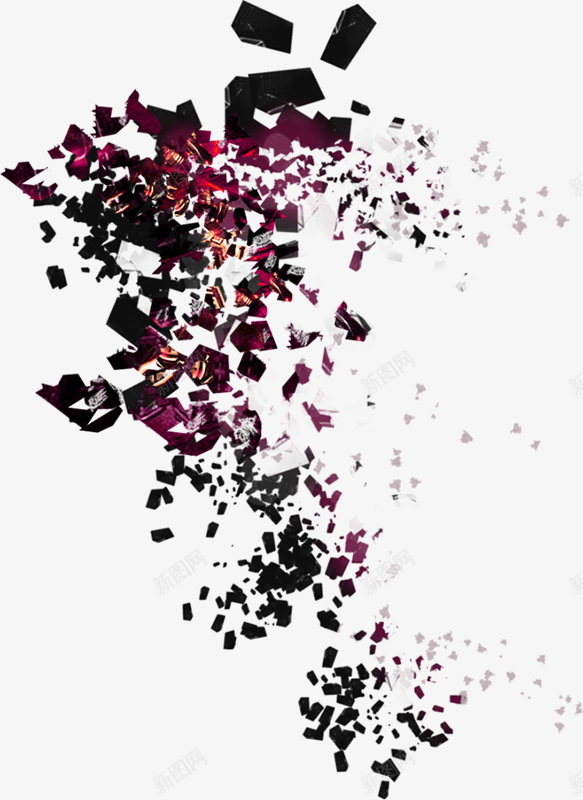 艺术抽象黑色元素png免抠素材_新图网 https://ixintu.com 几何 创意 抽象 时尚 时尚元素 炫动元素
