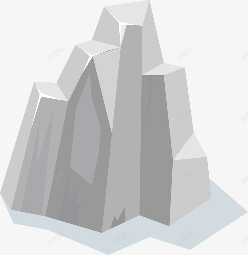 石头山景观图png免抠素材_新图网 https://ixintu.com 卡通石头 扁平化石头 景观石头 矢量石头 石头 石头山 石快