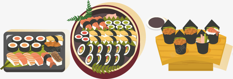 日本寿司全宴png免抠素材_新图网 https://ixintu.com 旅游 日本 装饰