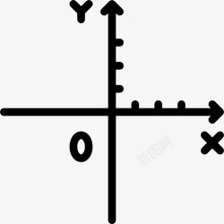 笛卡尔直角坐标系图标高清图片