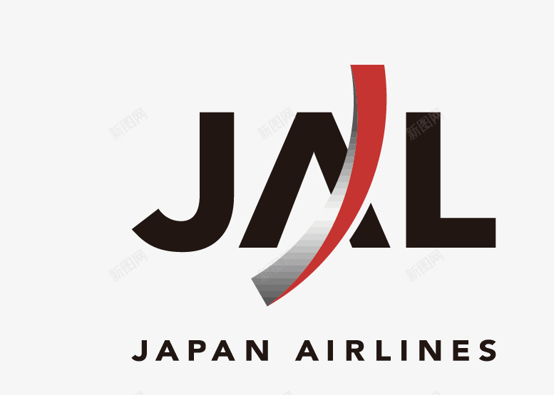 日本航空图标png_新图网 https://ixintu.com 日本航空 矢量标志 航空logo 航空公司