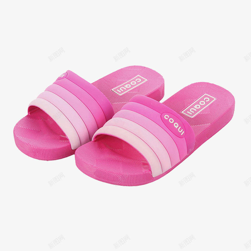 粉红色的拖鞋png免抠素材_新图网 https://ixintu.com PNG 产品实物 女生 拖鞋 粉红